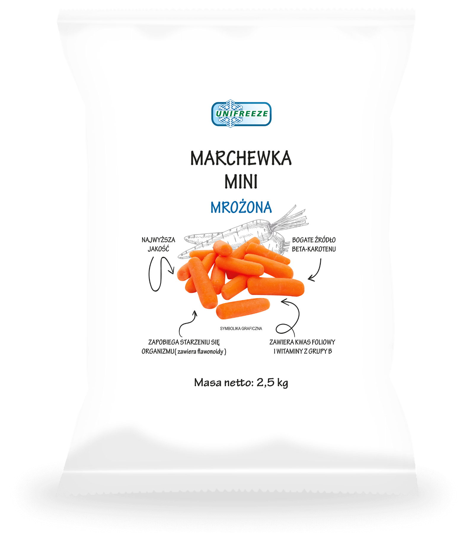 Marchew Mini Mro Ona Kg Unifreeze