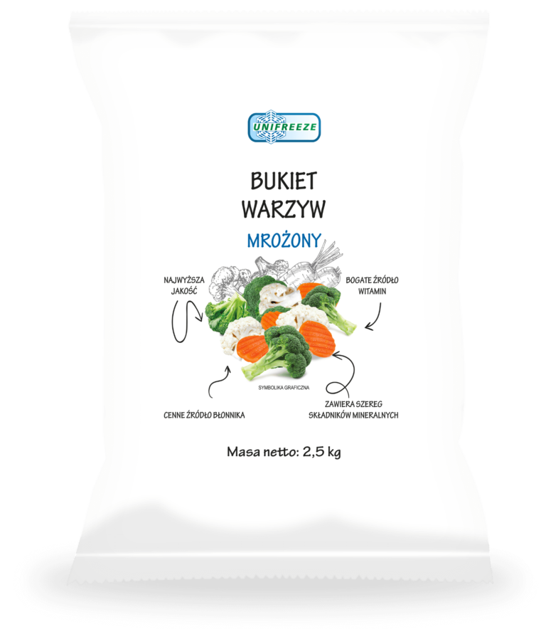 Bukiet warzyw mrożony - 2,5kg Unifreeze